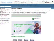 Tablet Screenshot of lexmark-printer.net